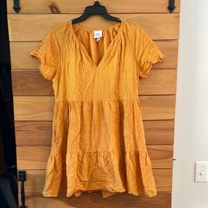 Knox Rose Orange Tiered Dress